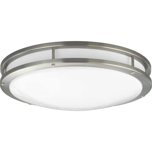 LED CTC COMM LED 17.75 inch Brushed Nickel Flush Mount Ceiling Light, Progress LED