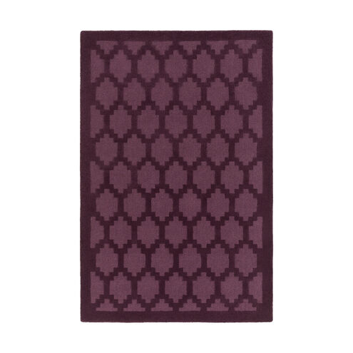 Metro 60 X 36 inch Dark Purple Indoor Area Rug, Rectangle