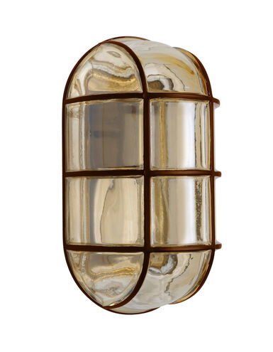 3961 Series 1 Light 10 inch Bronze Outdoor Sconce, Costaluz