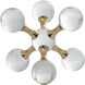 Molesular Clear/Gold Molecular Ball Décor
