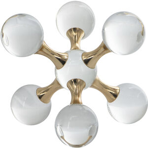 Molesular Clear/Gold Molecular Ball Décor