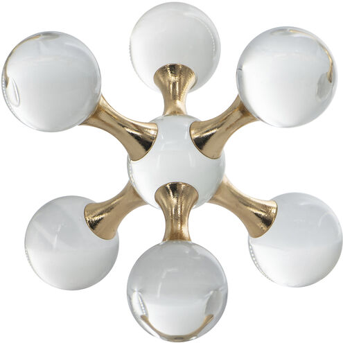 Molesular Clear/Gold Molecular Ball Décor