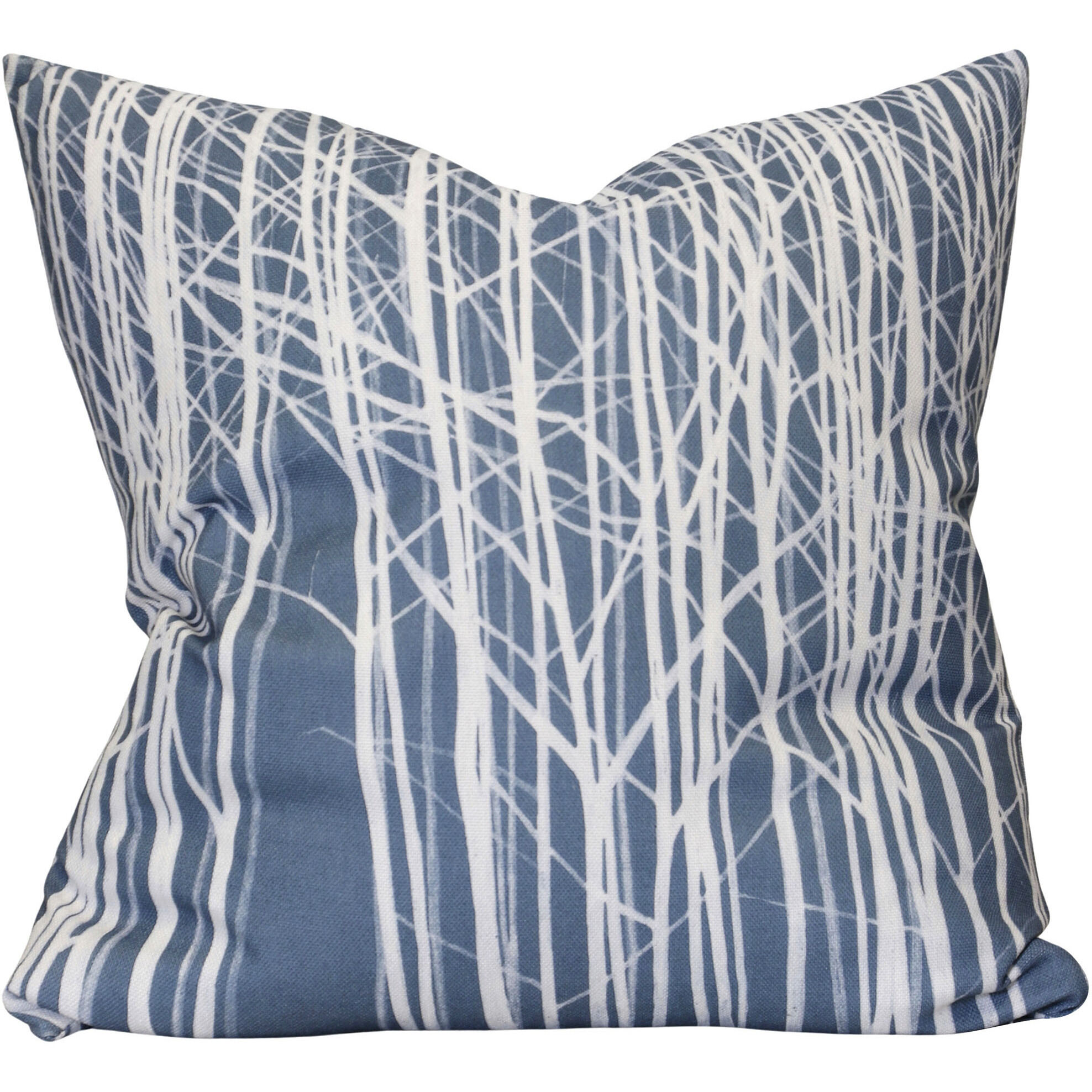 Cameron 24 X 6.5 inch Blue and White Pillow