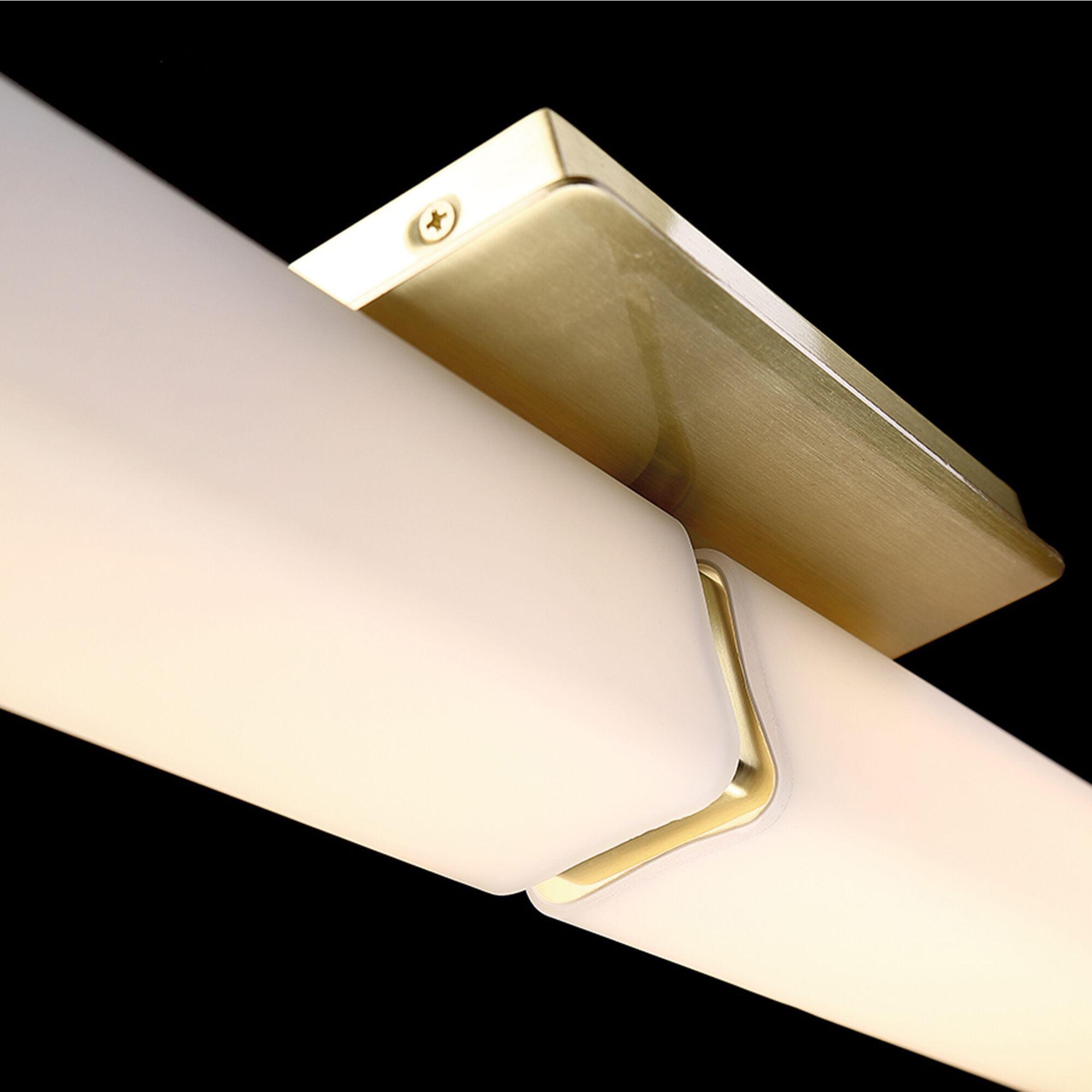 Vogue LED 39 inch Brushed Brass Bath Vanity & Wall Light in 2700K, 39in.