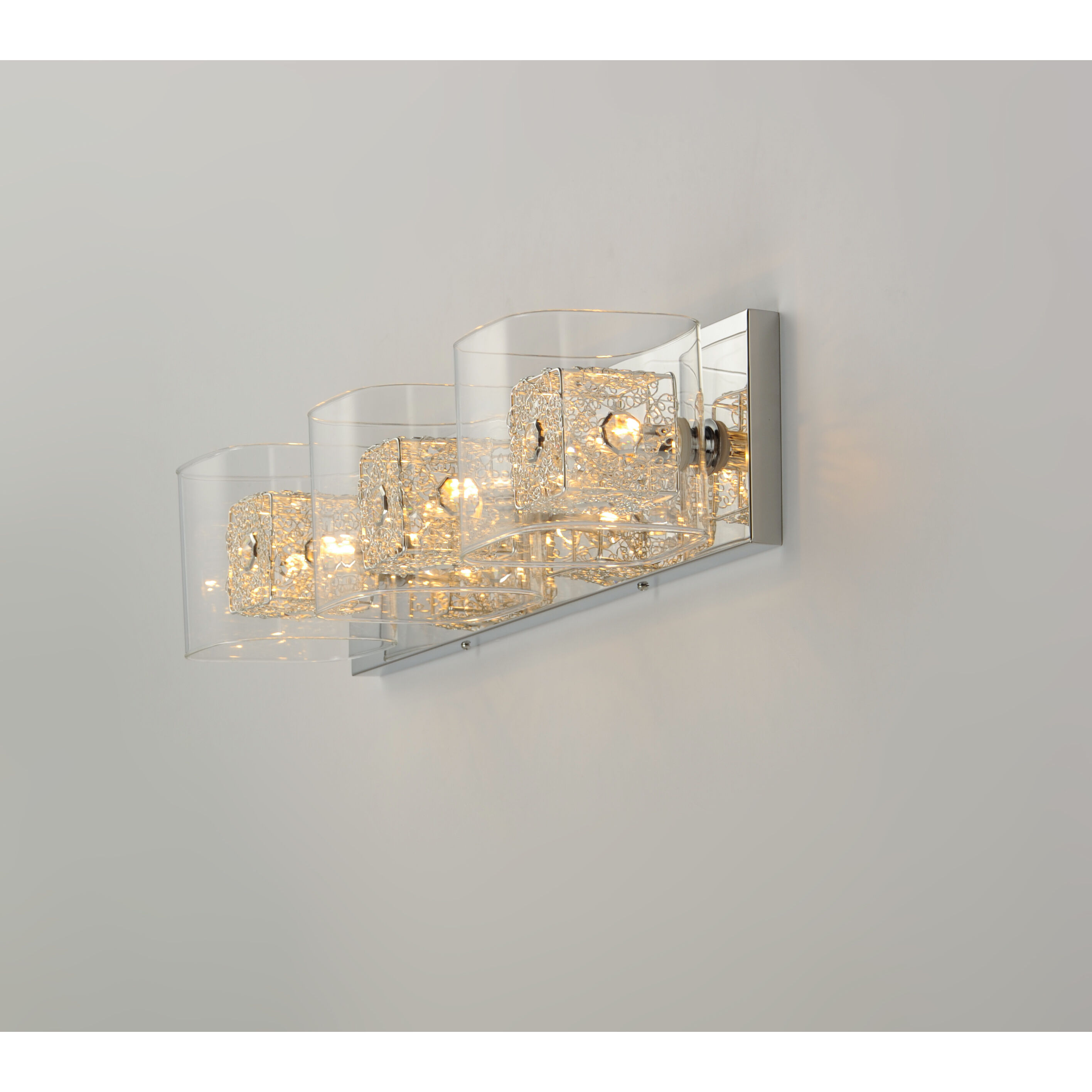 Westbury 3 Light 22 inch Polished Chrome Bath Vanity Light Wall Light