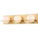 Io 3 Light 21.75 inch Venetian Brass Bath Vanity Wall Light