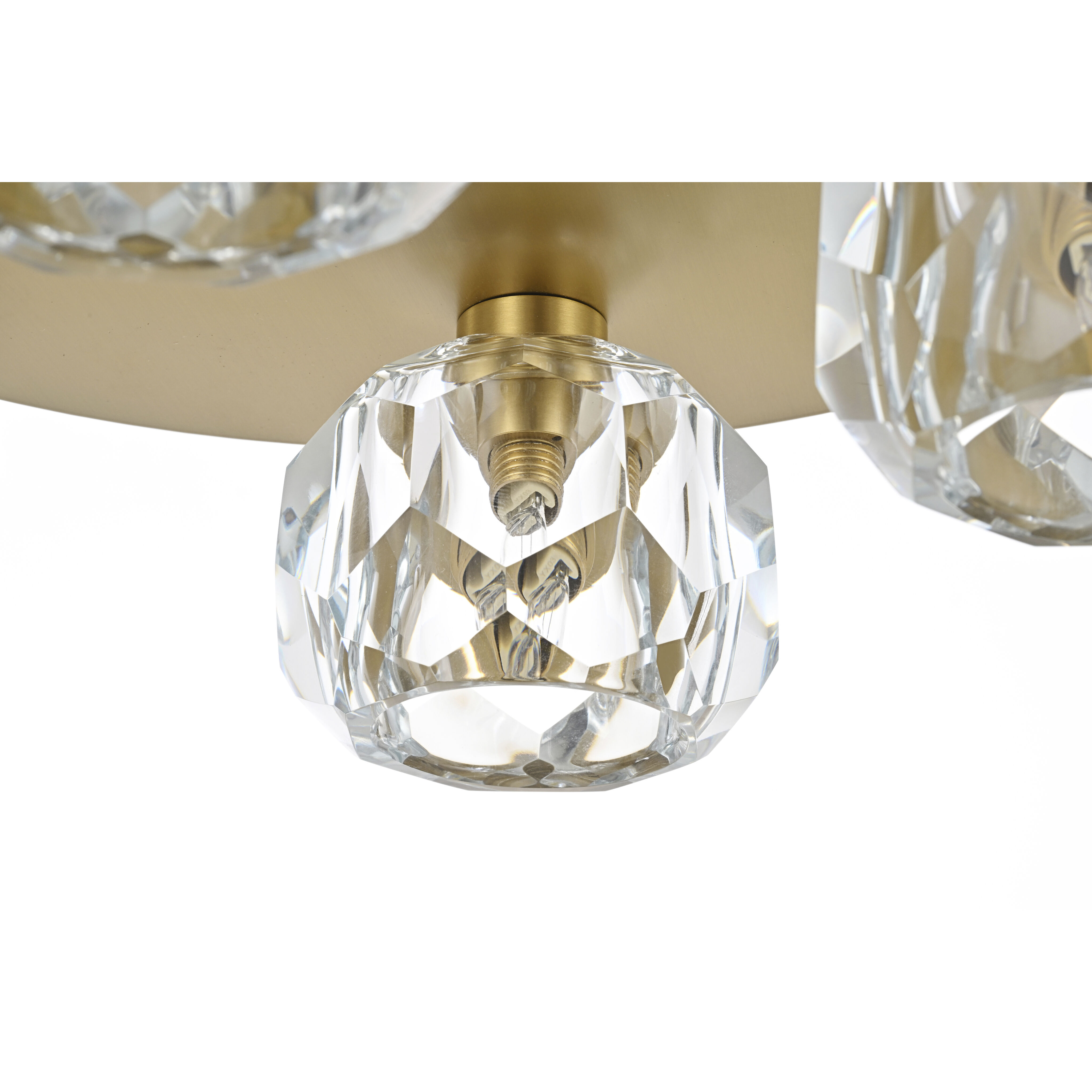 Graham 5 Light 16 inch Gold Flush Mount Ceiling Light
