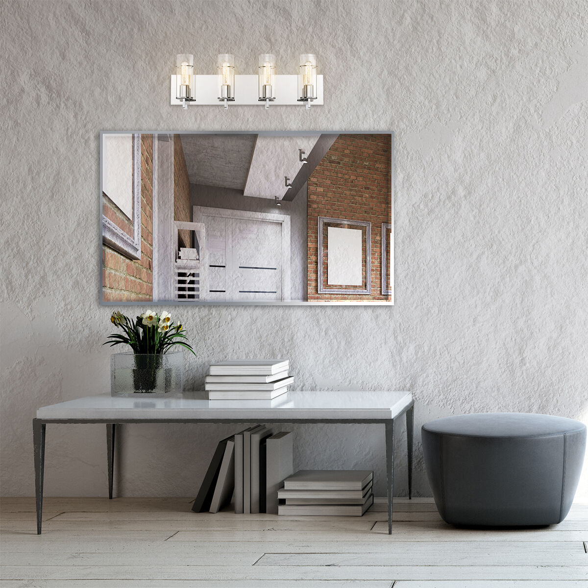 Pista LED 26 inch Black Vanity Light Wall Light