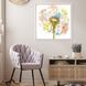 Florals Collection Whitewash Wood Floater Frame Canvas