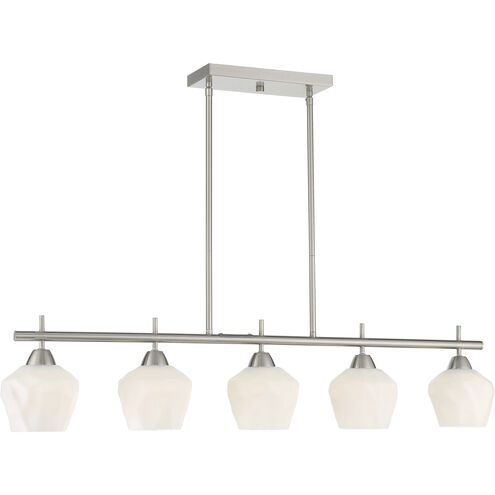 Camrin 5 Light 40 inch Brushed Nickel Island Light Ceiling Light