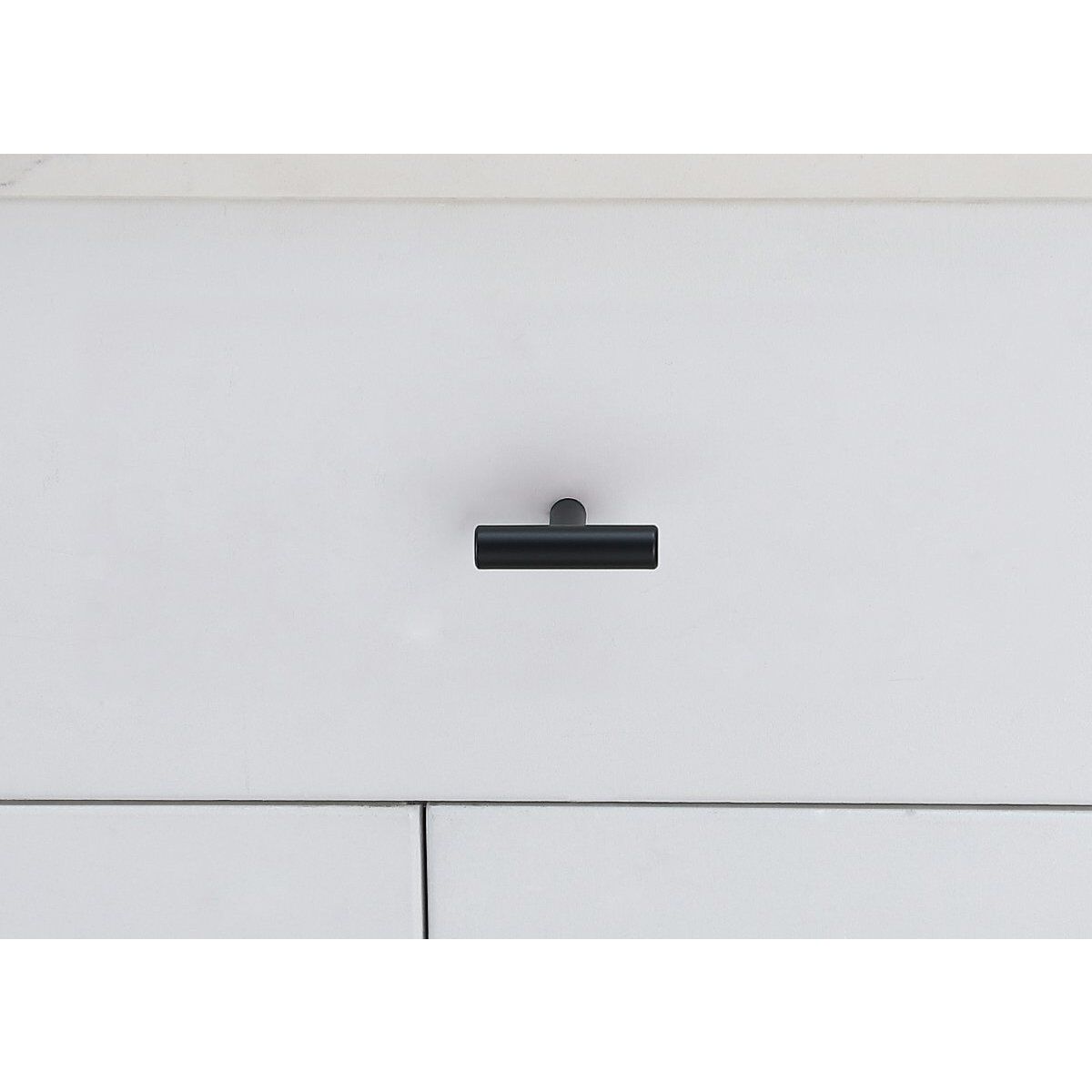 Quinn Matte Black Hardware Drawer Pull, Set of 10