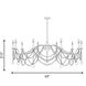 Mariposa 10 Light 60 inch Warm Brass Chandelier Ceiling Light