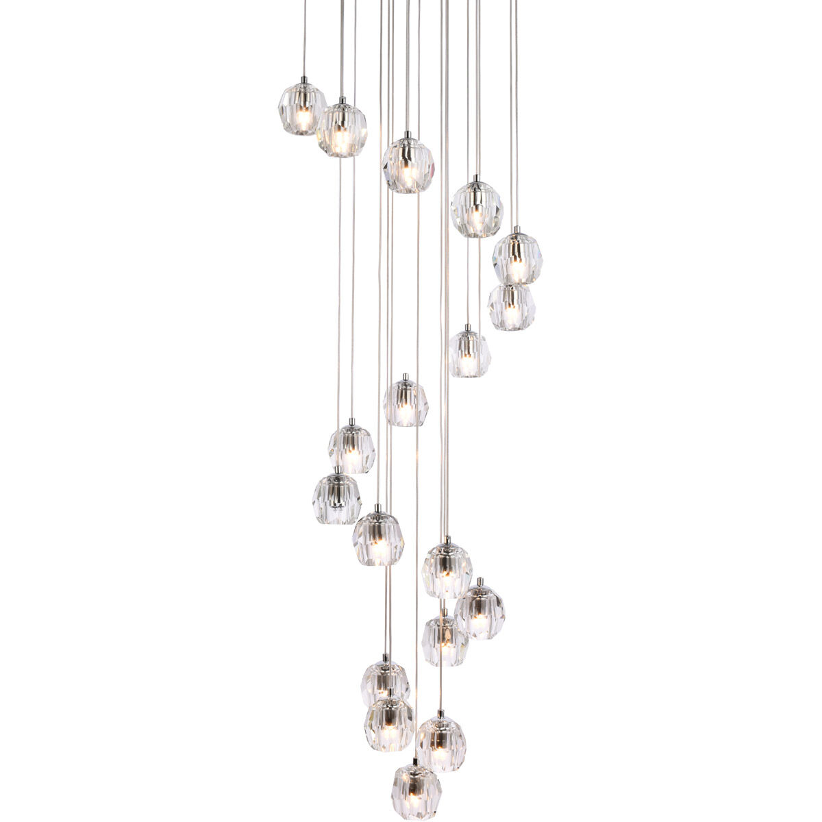 Eren 18 Light 20 inch Chrome Pendant Ceiling Light