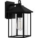 Fletcher 1 Light 11 inch Earth Black Outdoor Wall Lantern