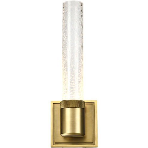 Zigrina 1 Light 5.25 inch Aged Brass Wall Sconce Wall Light
