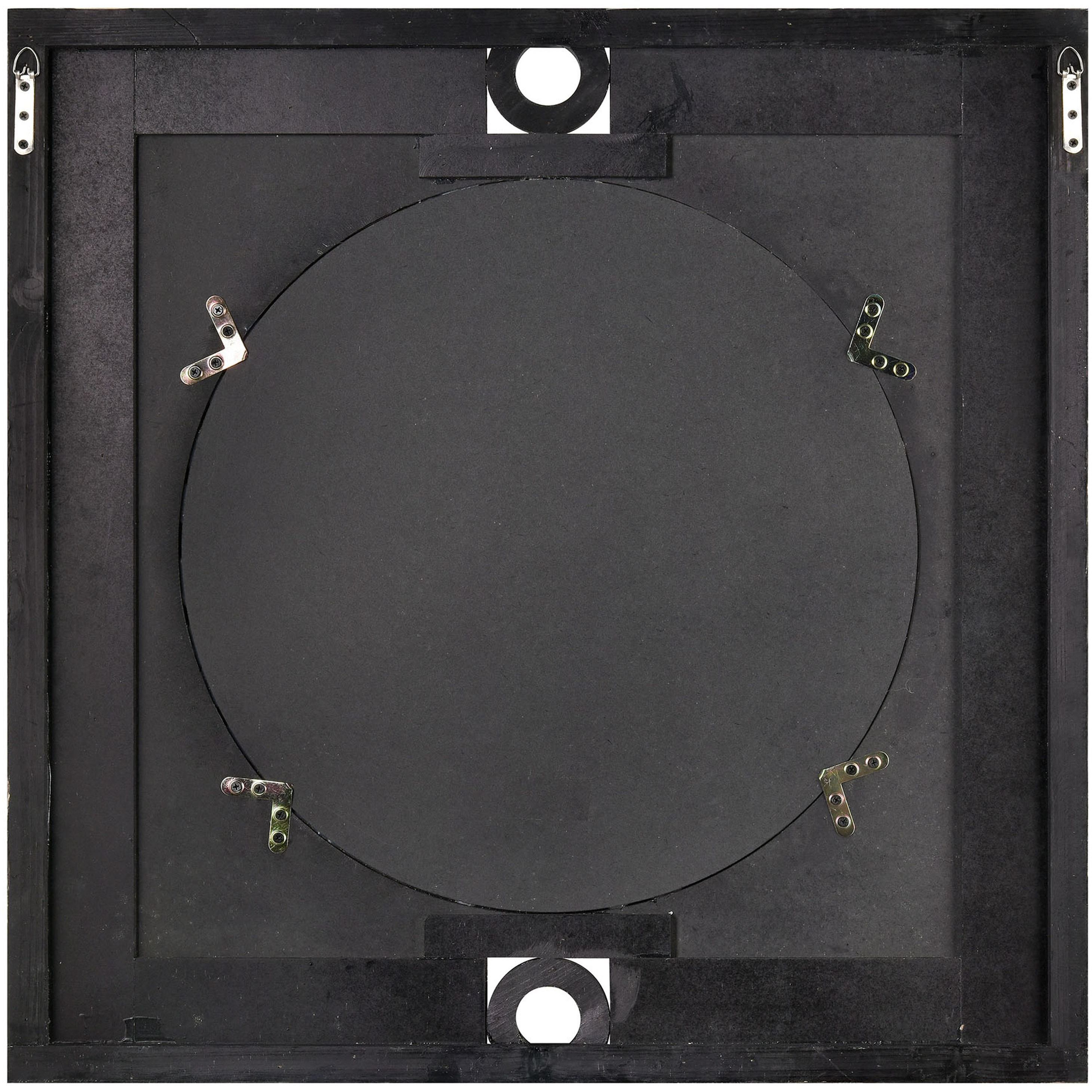 Nollen 34 X 34 inch Weathered Brown with Mirror Wall Mirror