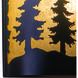 Yosemite LED 8 inch Burnished Bronze Wall Light