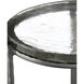 Acea 12 inch Graphite and Clear Drinks Table
