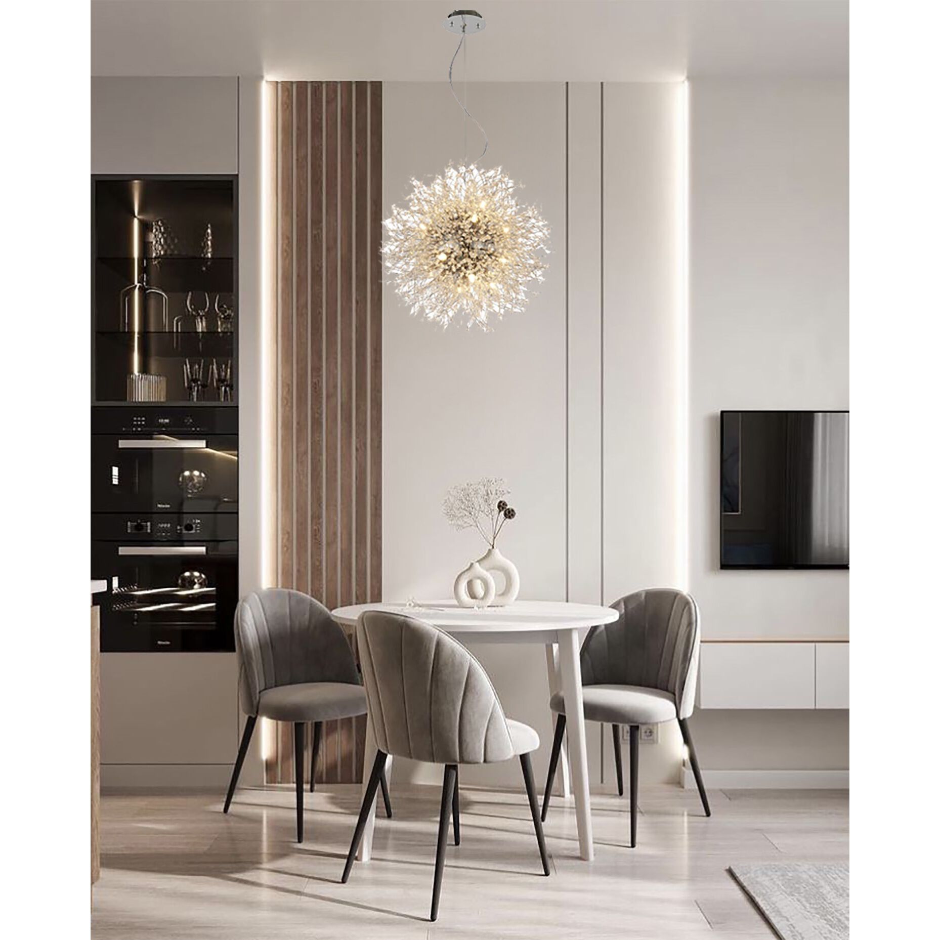 Canada 16 Light 24 inch Chrome Chandelier Ceiling Light