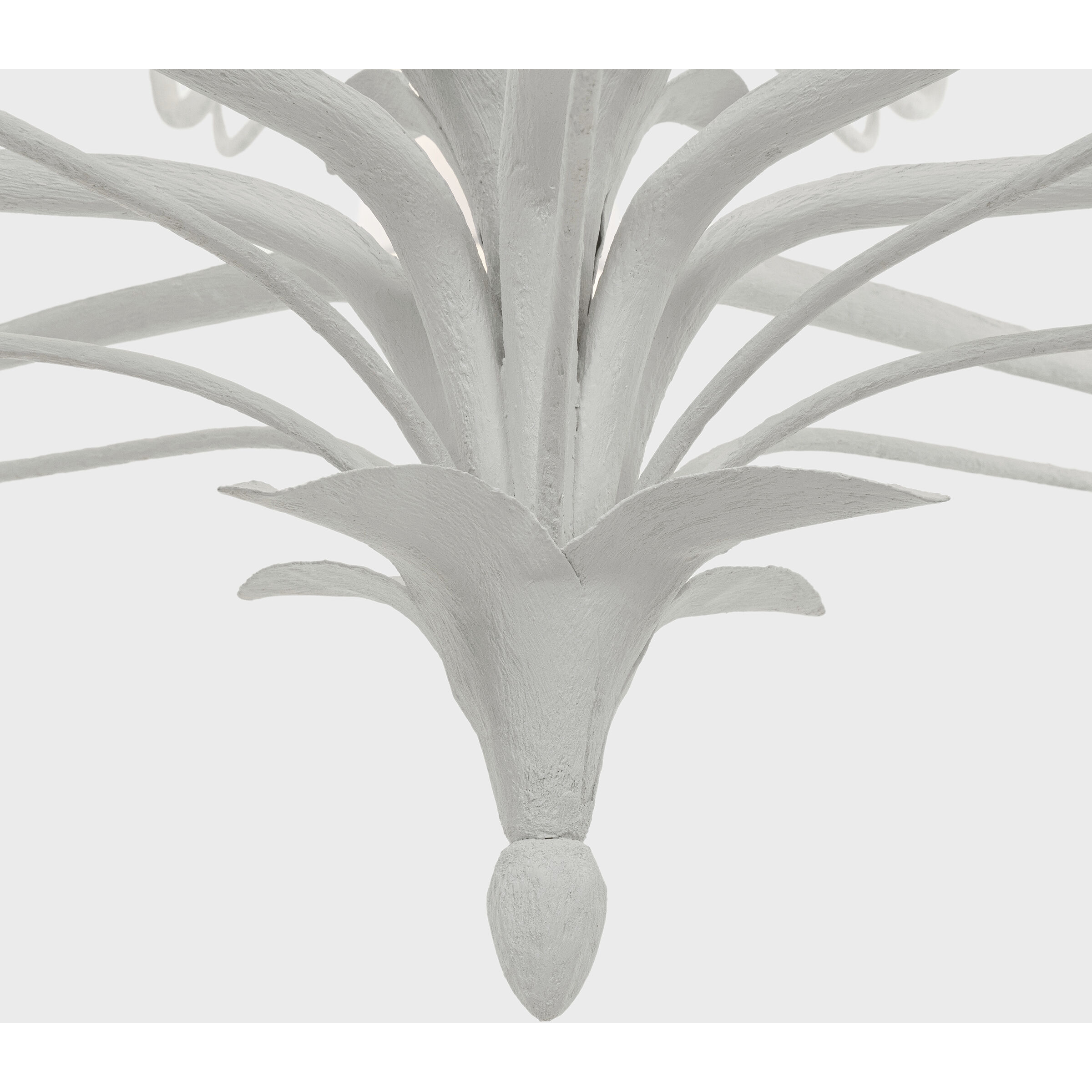 Chapman & Myers Amalfi LED 50 inch Plaster White Three-Tiered Chandelier Ceiling Light