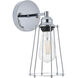 Auspice 1 Light 5.3 inch Chrome Wall Sconce Wall Light