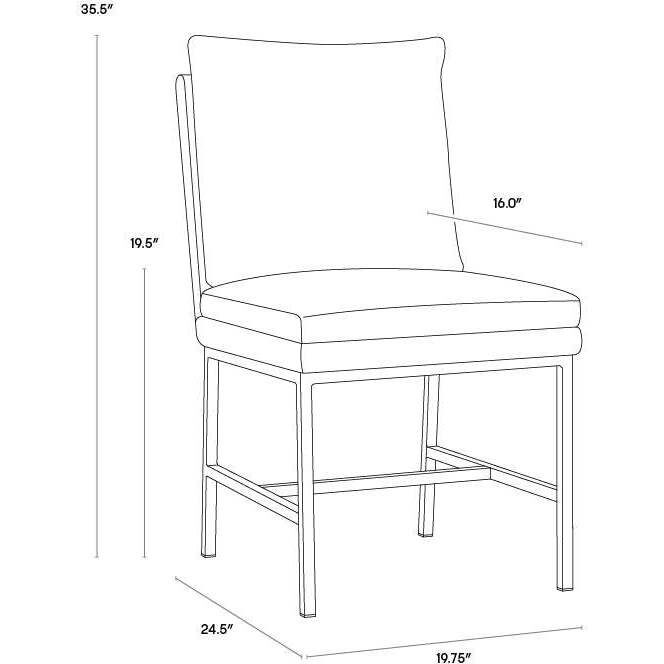 Paige Bravo Black Dining Chair