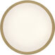 Arden LED 17.5 inch Heritage Brass Flush Mount Ceiling Light