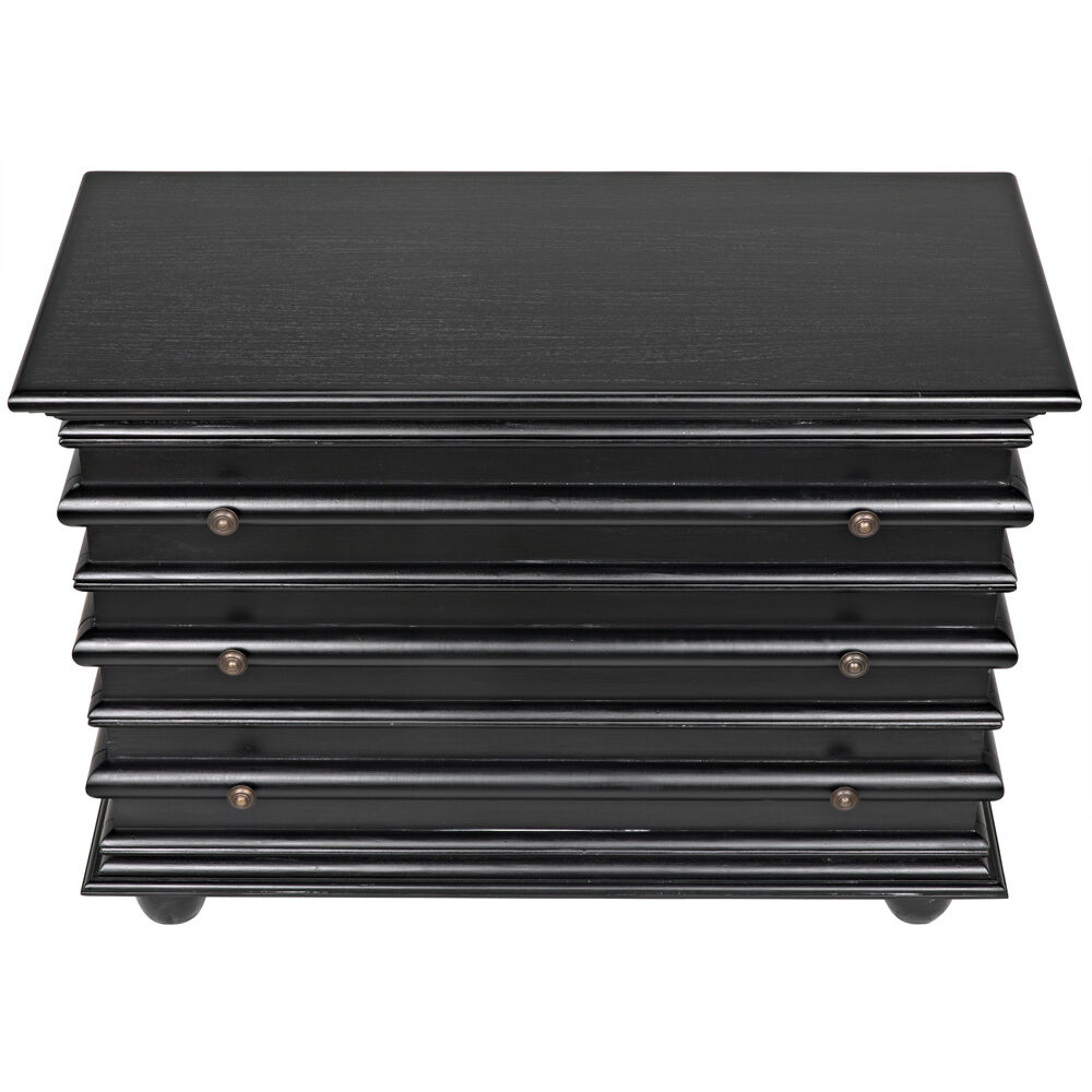 Ascona Hand Rubbed Black Chest, Small