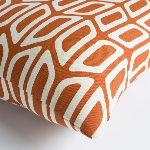 Trudy 18 X 18 inch Burnt Orange Pillow Kit, Square