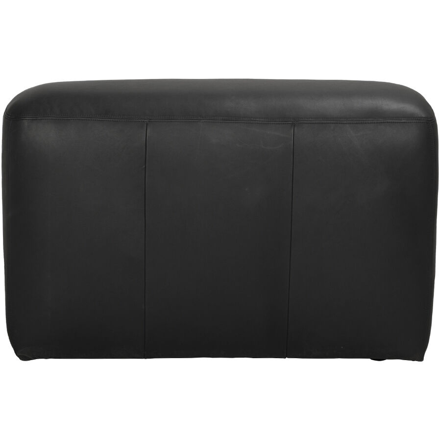 Augustus Santosa Matte Black Modular Sofa, Middle