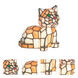 Tiger Cat 7 inch 4 watt Accent Lamp Portable Light