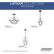 Latham 1 Light 9 inch Matte Black Pendant Ceiling Light