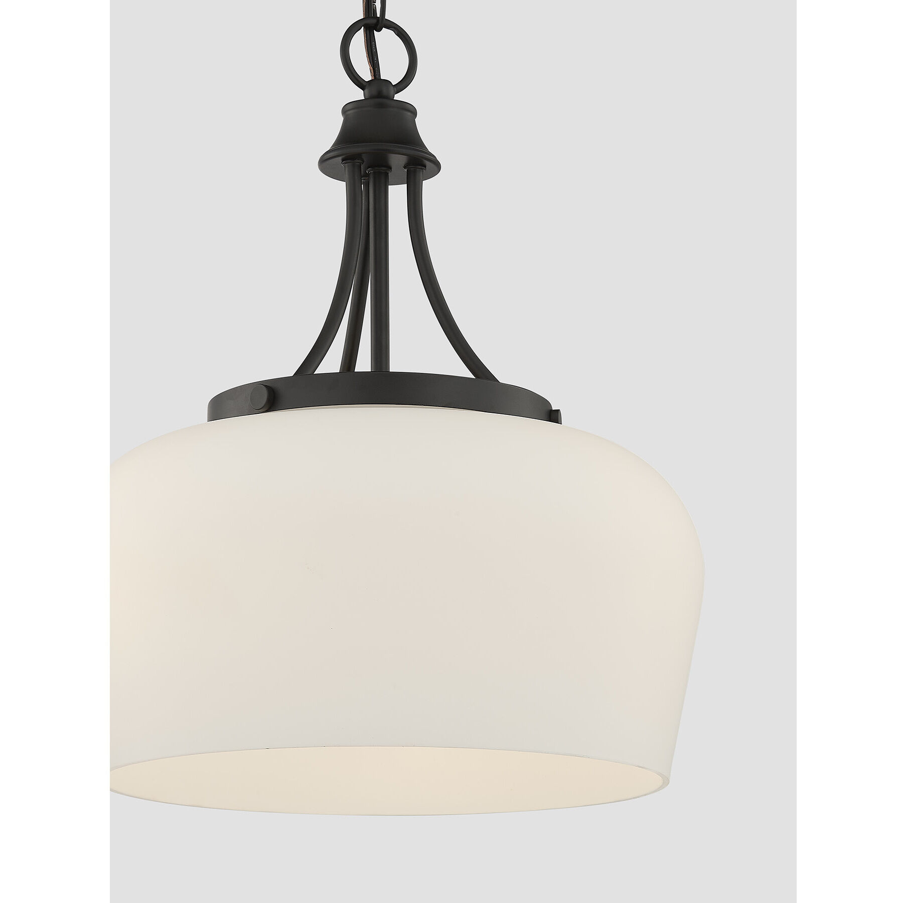 Octave 3 Light 15 inch Matte Black Pendant Ceiling Light, Essentials