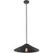 Bohemian 1 Light 20 inch Matte Black Pendant Ceiling Light