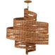 Saisei 5 Light 32 inch Khaki Chandelier Ceiling Light, Hiroshi Koshitaka Collection