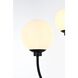 Nyomi 4 Light 30 inch Black Chandelier Ceiling Light