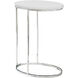 Bethlehem 25 X 19 inch White Accent End Table or Snack Table