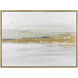 Yates Bay Off White with Gold Framed Wall Art