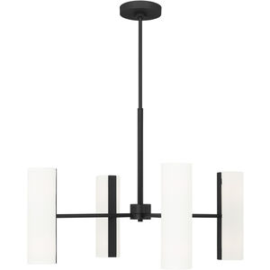 Drew & Jonathan Capalino 8 Light 30 inch Midnight Black Chandelier Ceiling Light