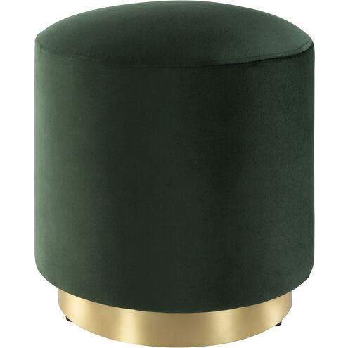 Roxeanne 18 inch Dark Green Ottoman