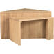 Aton 30 X 30 inch Natural Coffee Table, Nesting