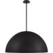 Yolo LED 35.5 inch White Silver Leaf Pendant Ceiling Light in 35in.