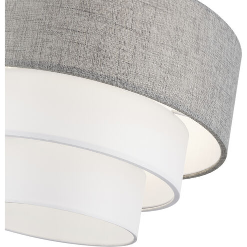 Brookmeade 3 Light 18 inch Brushed Nickel Pendant Chandelier Ceiling Light