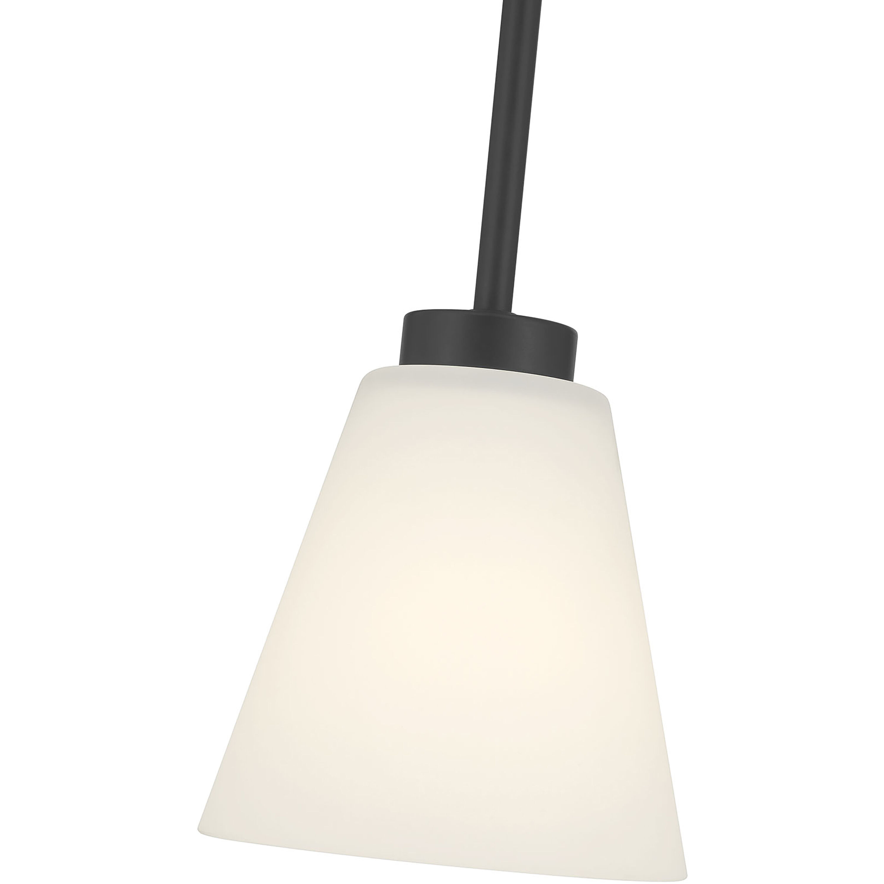 Strayhan 1 Light 5.75 inch Matte Black Mini Pendant Ceiling Light