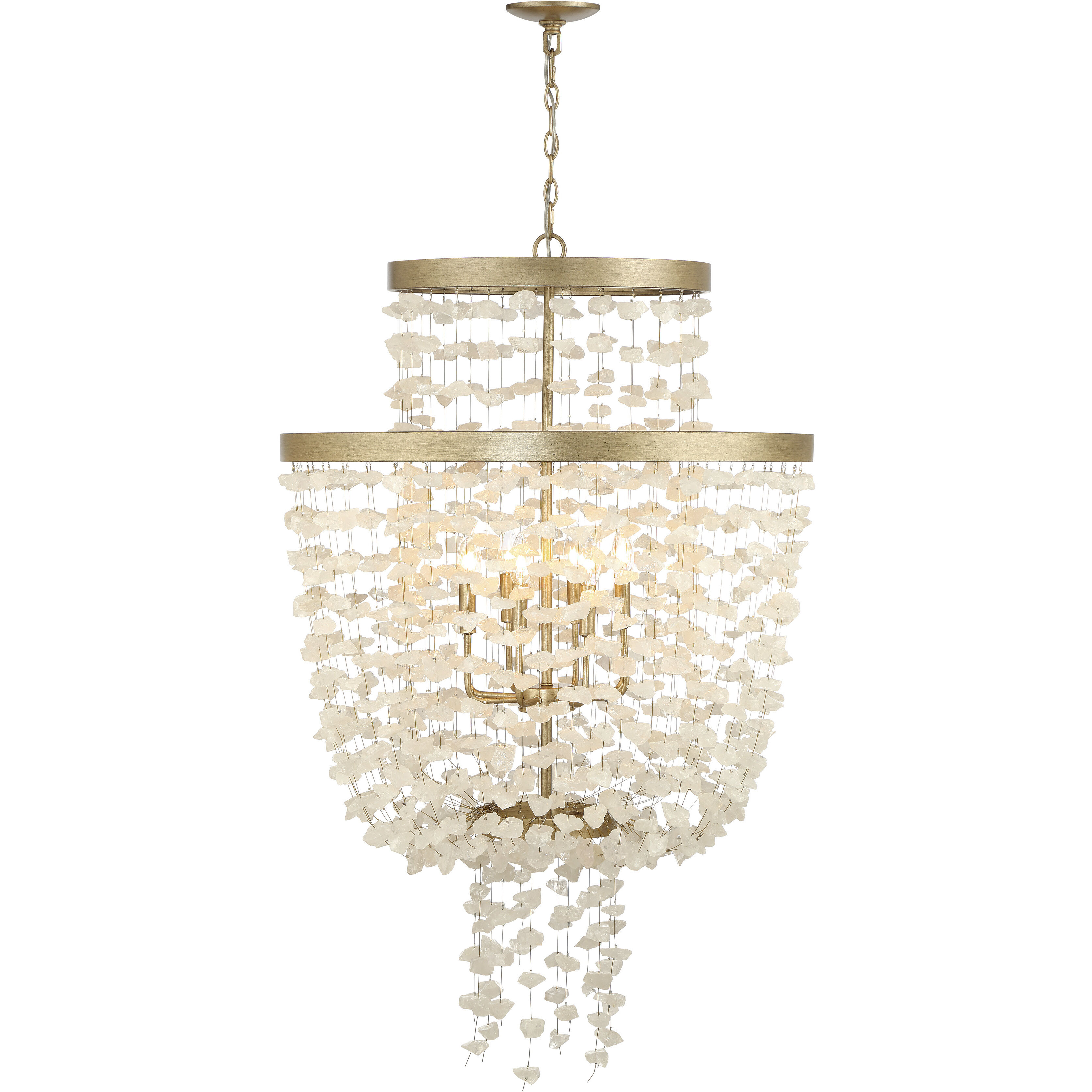 Stonybrook 8 Light 30 inch Havana Gold Pendant Ceiling Light