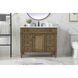 Park Avenue 42 X 22 X 35 inch Driftwood Vanity Sink Set