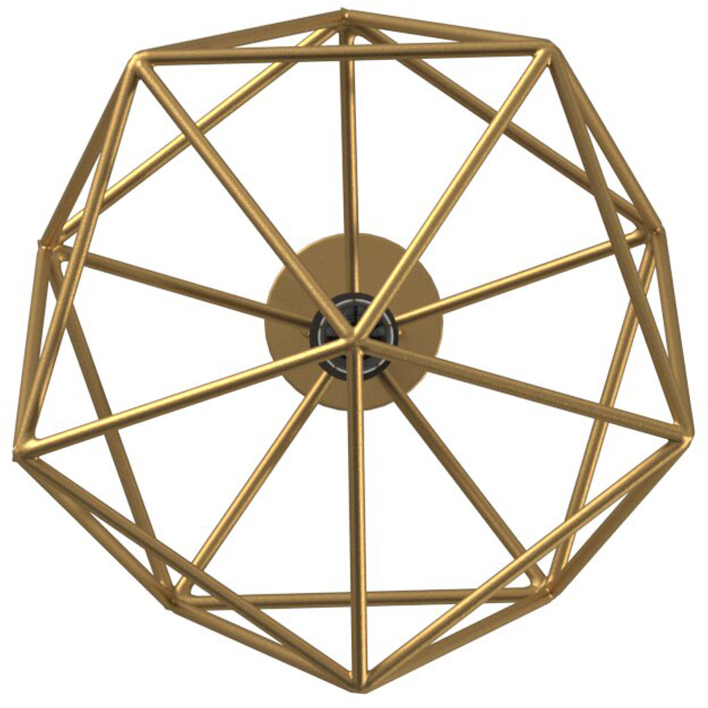 Astrid 1 Light 12 inch Deluxe Gold with Metallic Matte Bronze Indoor Pendant Ceiling Light