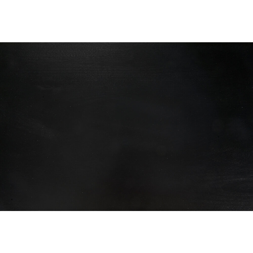 Colonial 35 X 32 inch Distressed Black Side Table, 2 Drawer