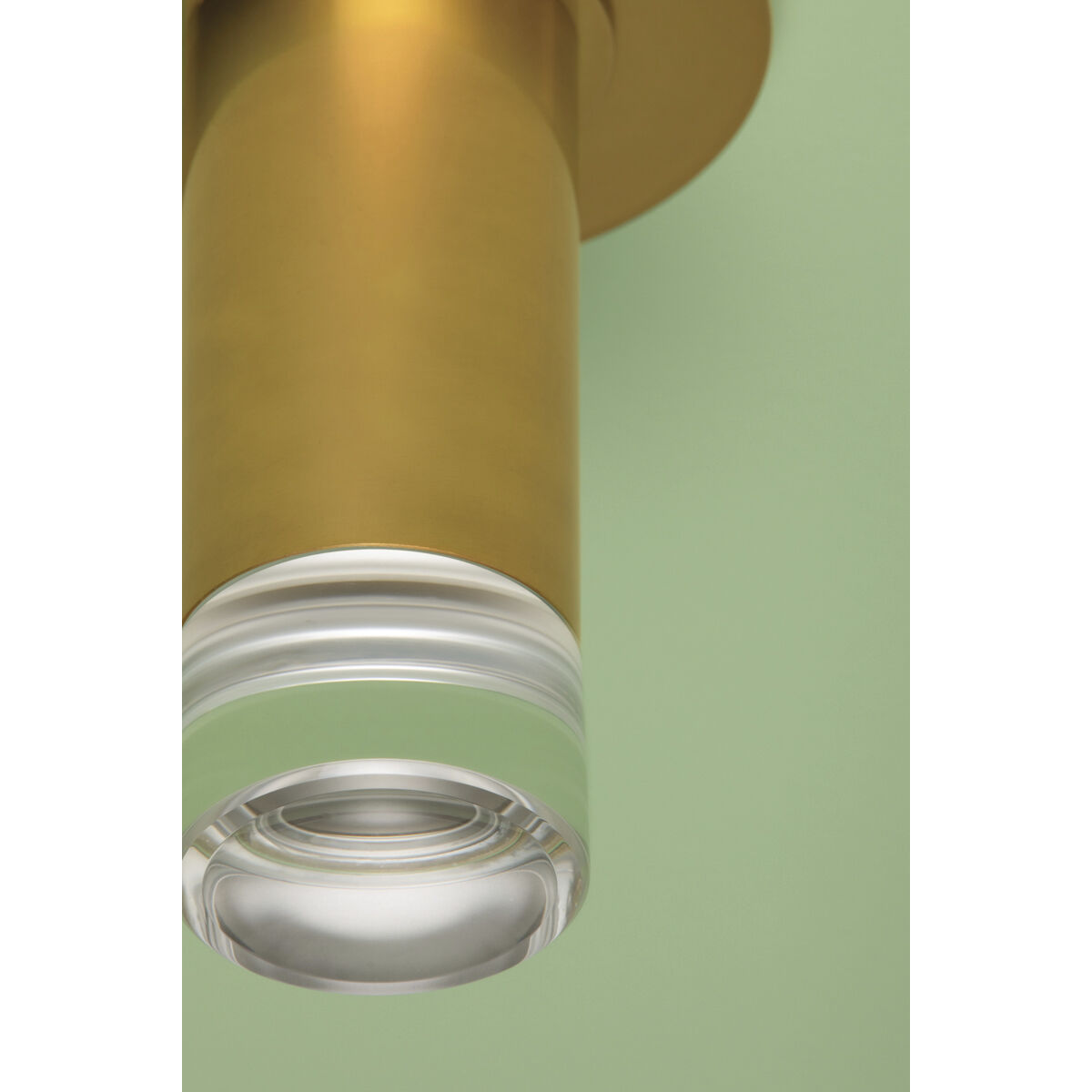 Claudie 1 Light 4.75 inch Aged Brass Flush Mount Ceiling Light