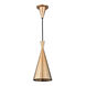 Ovid 1 Light 6.5 inch Aged Brass Pendant Ceiling Light